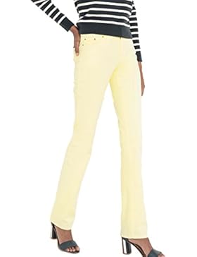 La Redoute Collections Donna Pantaloni Dritti, 5 Tasche, Cotone Stretch 38