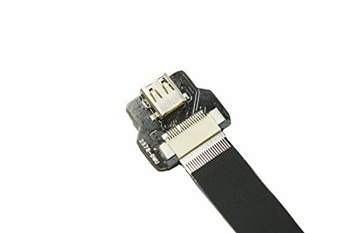 Neue schwarze FPV HDMI Kabel Micro Schnittstelle zu Mikro-weiblich für GH4 BMPCC A5000 A6000 A7S A7R 90 Grad DJI 5CM - 4