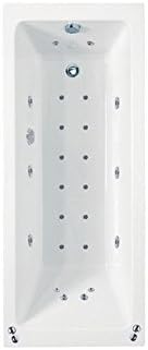 Phoenix Rectangularo No 4 System 3 Acrylic Double Ended Whirlpool &amp; Spa Bath 1700mm x 750mm
