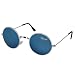 Imperial Club Unisex Mercury Blue-Silver Classic Round Sunglasses (wy033) RS.245.00
