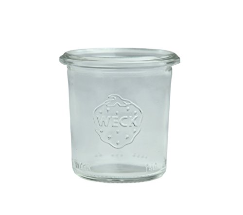 48er Set Weck Gläser 140 ml Sturzgläser incl. Diamant-Zucker Gelierzauber Rezeptheft - 2