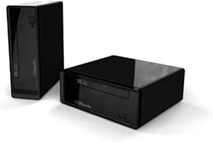 ASRock ION 330 Nettop (Intel Atom N330 1.6GHz, 2GB RAM, 320GB HDD, nVidia 9400-Ion, DVD+- DL RW) schwarz