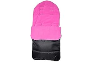 FOR YOUR LITTLE ONE Universal Footmuff Cosy Toes Fits All Pushchair/Buggy/Stroller Pink Rose