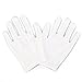 Carlo Capellini 10 Pairs White Gloves Health Music Canvas Beauty Work Liner