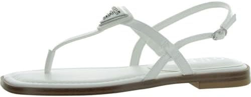 GUESS Rainey, Sandali Bassi Donna, White 140, 36 EU