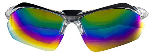 Oramics® Schwarze Retro Wayfarer Sonnenbrille Nerd Brille klar & schwarz - 3