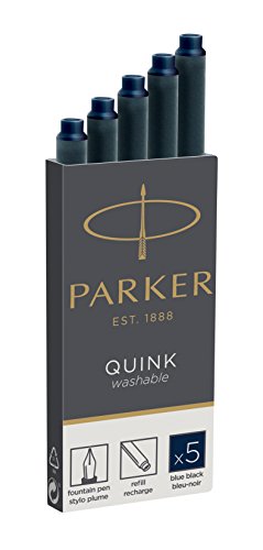 Parker Quink 5 cartouches longues stylo...