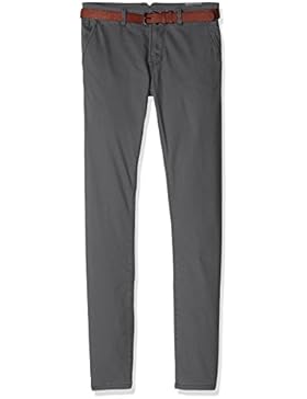 TOM TAILOR Denim Herren Hose Solid Skinny Chino with Belt