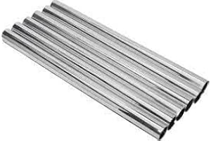 E2trade Chrome 15mm Radiator Pipe Hole Collars Cover Radsnaps (Pack of 6 Sleeve)