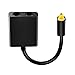 Price comparison product image OnvianTech Optical Splitter 1 In 2 Out Digital Toslink Fiber Audio Cable Adapter