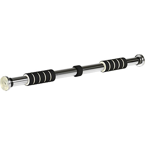 MOVIT Teleskop Klimmzugstange MV-40-290, MV-40-398, MV-40-399 mit Softgrip und transparenten Seitengummis, bis 350 kg belastbar - 2