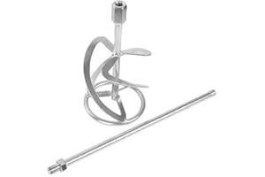 AMOYERIC funnyfeng Mélangeur à Peintureavec emmanchement à Filetage S, Mélangeur de Boue Mélangeur de Ciment Agitateur/Tige mécanique Raccords à tête en S spéciaux, Bonne qualité, adapté au site de maçonnerie