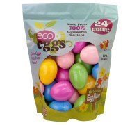 Preisvergleich Produktbild Plastic Easter Eggs - Eco Eggs Easter Eggs - 24 Count by Eco Egg