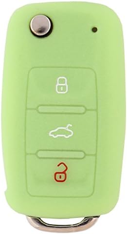 Fluorescent Key Cover – Perfect Protection for VW, Seat, Skoda Key Made of Silicone Furniture and prevents scratches Glow in the Dark and is so hard to find.
