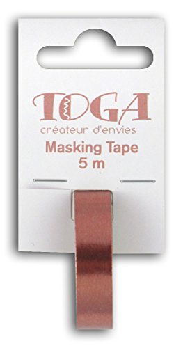 Toga MT128 Masking Tape Kupfer Washi Tape Kupfer 4 x 8,5 x 4 cm