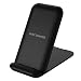 Produktbild Bescita Qi Fast Wireless Ladegerät, Power-Ladepad für iPhone XS / XS MAX / XR Holz Wireless-Ladegerät 10W (Schwarz)