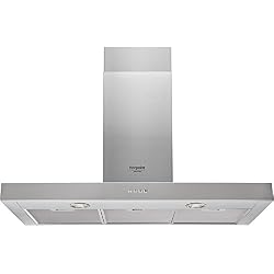 Hotpoint HHBS 9.5 F AM X hotte 581 m³/h Monté au mur Acier inoxydable C - Hottes (581 m³/h, C, F, C, 47 dB, 68 dB)
