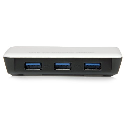StarTech 3 Port USB 3.0 Hub mit Gigabit Ethernet – Powered USB3 mit Ethernet - 2