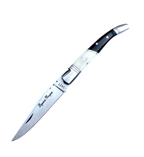 Preisvergleich Produktbild Rustique 5341 Black & White Water Buffalo Bone Handle .10cm Closed