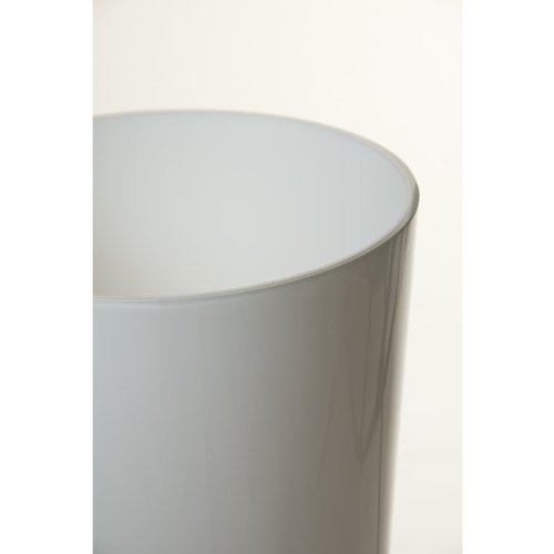 Große konische Bodenvase ANNA aus Glas, weiß, 70 cm, Ø 22 cm – Dekovase / Glasvase – INNA Glas - 3