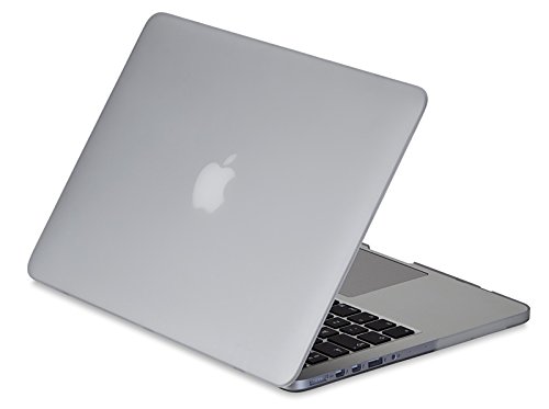 Gecko Macbook Pro Retina 13" Clip On Case - Milch-Weiss- trendige Farben / perfekter Schutz in der Farbe milch-weiss / frozen white geeignet für MacBook Pro Retina 13,3" (Typ A1425 und A1502 (2013))