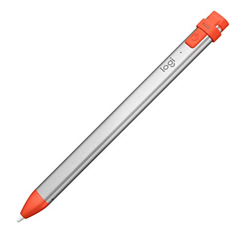 Logitech Crayon - Apple Pencil テクノロジーとパーム リジェクション テクノロジーを搭載した Apple iPad 用デジタル ペン (整備済)