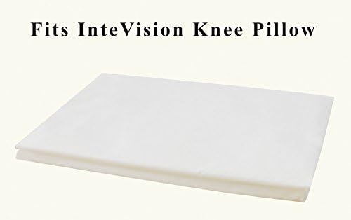 InteVision 400 Thread Count, 100% Egyptian Cotton Pillowcase; Replacement Cover Designed to Fit the InteVision Knee Pillow