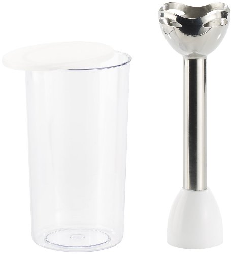 Rosenstein & Söhne Hochwertiger Edelstahl-Stabmixer mit Becher, 450 W - 2