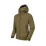 Mammut Kento Veste Hardshell à Capuche pour Homme L Olive