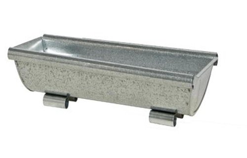 Preisvergleich Produktbild Siena Garden Pflanzrinne, Pfanzkasten, Blumenkasten, 50cm, verzinkt, 5 Stück, 403440