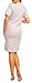 Happy Mama Women's Maternity Nursing Breastfeeding Nightdress Shirt Gown. 392p (Grey Melange, 12)