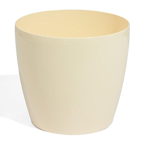 Terra 1401384100 Coubi Kunststoff Übertopf 15 cm, beige