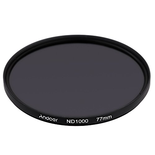 Andoer Filtre de densit   neutre des Fader Andoer 77mm ND1000 10 Stop pour reflex num  rique Nikon Canon