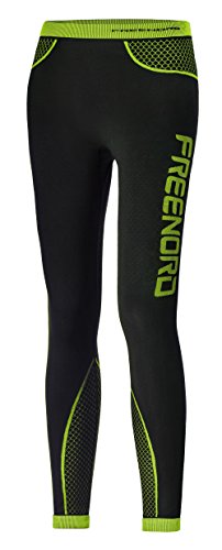 FITTECH ACTIVE Damen Thermoaktiv Laufhose Sporthose Lang Fitness Pilates Outdoor Radsport Running - 3