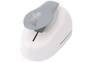 ‎IDEEN MIT HERZ Ideen mit Herz Jumbo-Stanzer, Schneemann, Motivgröße: 6cm x 4cm | Motiv-Locher für Papier | Geschenkanhänger & Aufleger basteln | Weihnachtskarten & Deko für Weihnachten, Winter, Schnee | extra groß