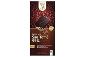 GEPA Bio Grand Noir Sao Tomé 95% Kakao Flach-Tafel-Schokolade 1 Karton (10 x 80g)