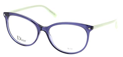 Preisvergleich Produktbild Dior Für Frau Cd3284 Blue / Light Green Kunststoffgestell Brillen