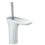 Hochwertige Designarmatur mit Pin-Griff (Joystick) für leichtes und präzises Einstellen von Temperatur und Wassermenge