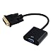 Produktbild H&T DVI zu VGA Adapter, 1080P DVI Stecker zu VGA Buchse Konverter für DVI fähige Geräte, PC, DVD, Monitor, HDTV und Projektor