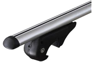 Barre auto portatutto Menabo alta qualità modello BRIO 120cm con serratura antifurto e portata massima di 90Kg