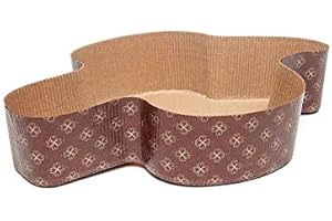 ARCOBALENO PARTY ARCOBALENOPARTY 5 x Stampo per Colomba 750 gr in Carta Forno Monouso -dolci Pasquali, Pasqua