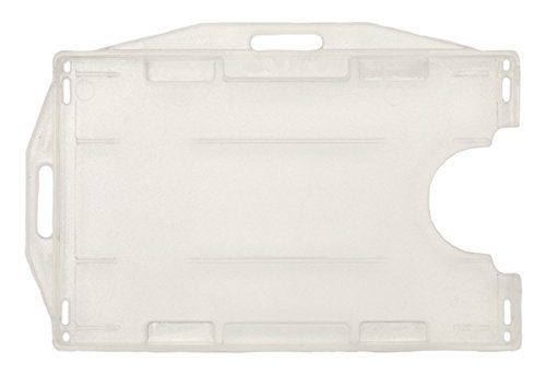 Funda portatarjeta rígida a una o dos caras