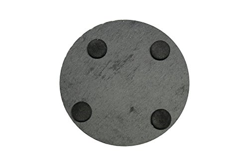 8 Stück SET Schiefer Untersetzer, RUND ca. D 10cm - 2