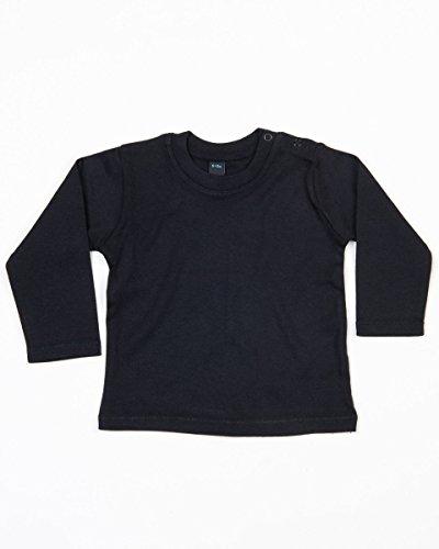 Babybugz Baby Long Sleeve Tee Black 6 to 12