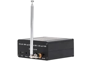 ZUNATE Oscilador de Frecuencia Variable, 10kHz a 220MHz Medidor VFo de Alta Precisión Y Alta Estabilidad Compatible con Transmisión de Datos I2C con Batería