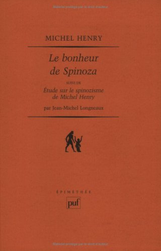 Livres Couvertures de Le Bonheur de Spinoza, suivi de 
