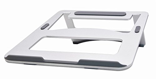 Medigy Pliable en Aluminium Portable Tablette Stand de Refroidissement Pliable pour Pro MacBook iPad, PC Portable, Lapdesks