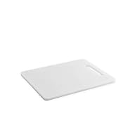 GOOD STUFF White Plastic Cutting Board with Groove Dimensions 25 x 15 cm (1 Piece)