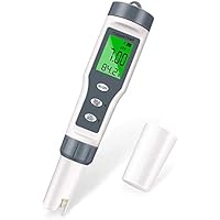 PH Messgerät, PH Wert Messgerät Digital 3 in 1 PH TDS und Temperatur Set, Leitwertmessgerät mit hoher Genauigkeit und…