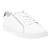 Label Plate Tommy Hilfiger Damen Corporate Detail Sneaker, Weiß (White 100), 39 EU